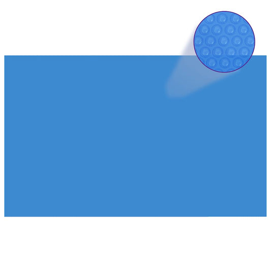 Rechteckige Pool-Abdeckung Pe Blau