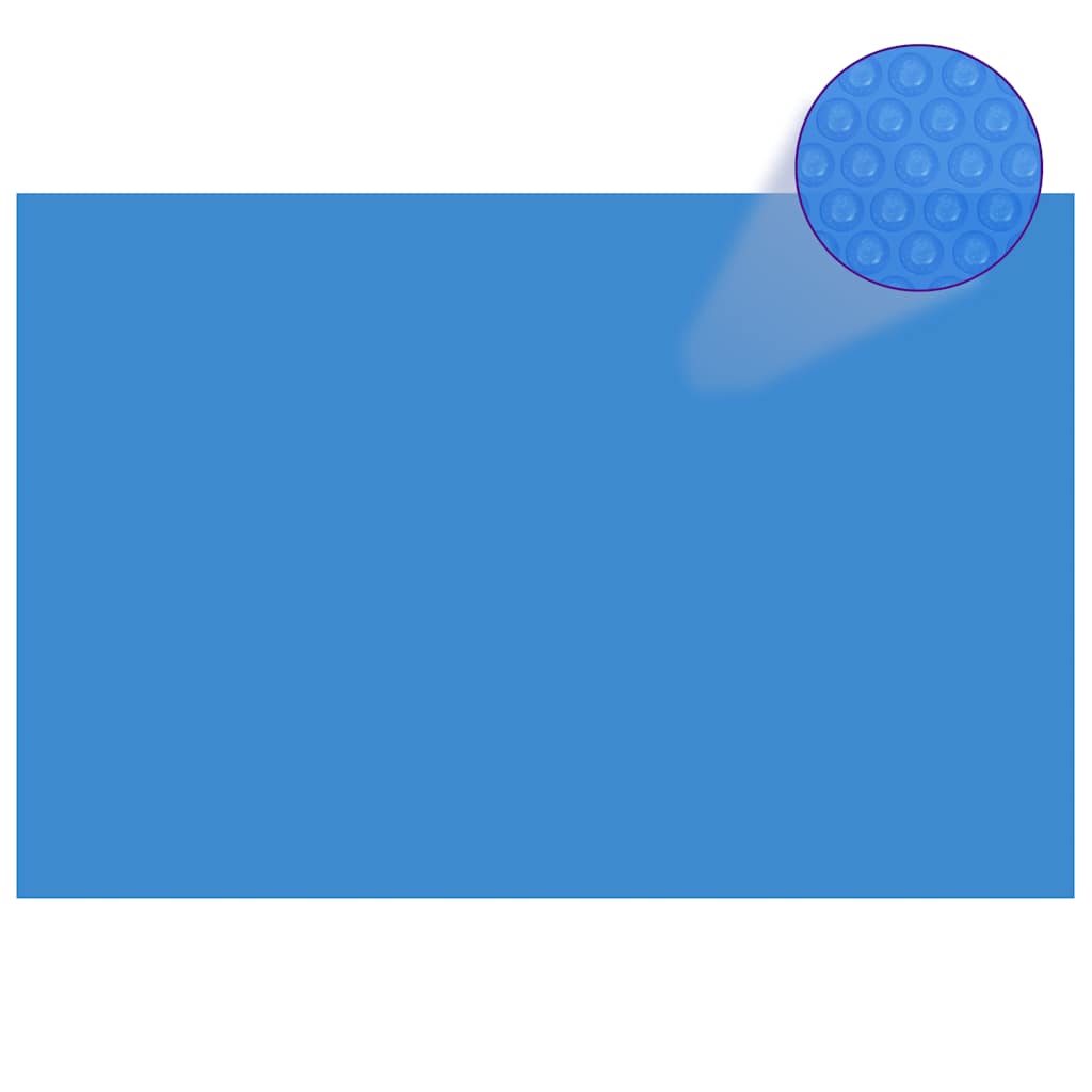 Rechteckige Pool-Abdeckung Pe Blau