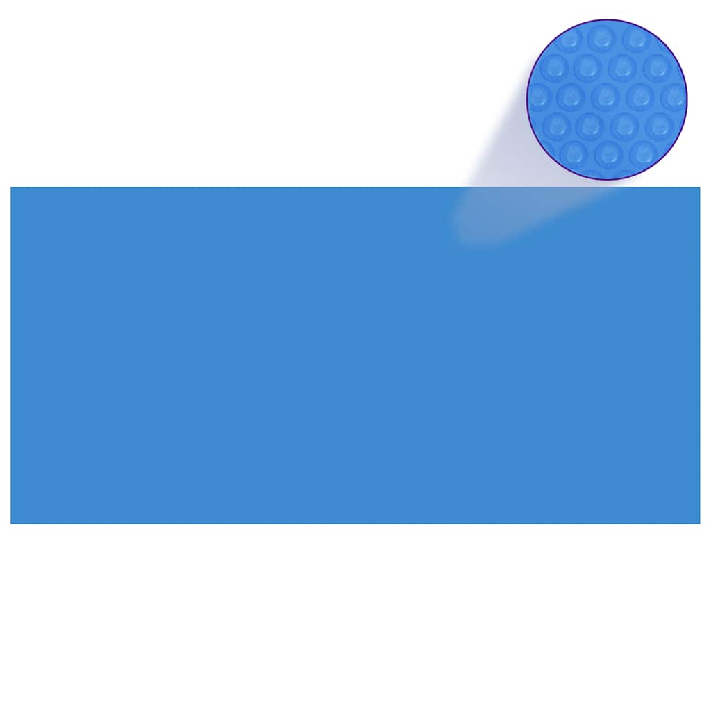 Rechteckige Pool-Abdeckung Pe Blau