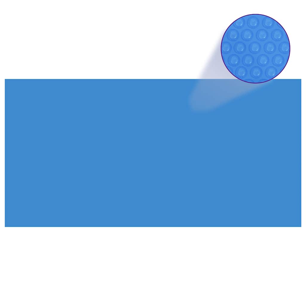Rechteckige Pool-Abdeckung Pe Blau