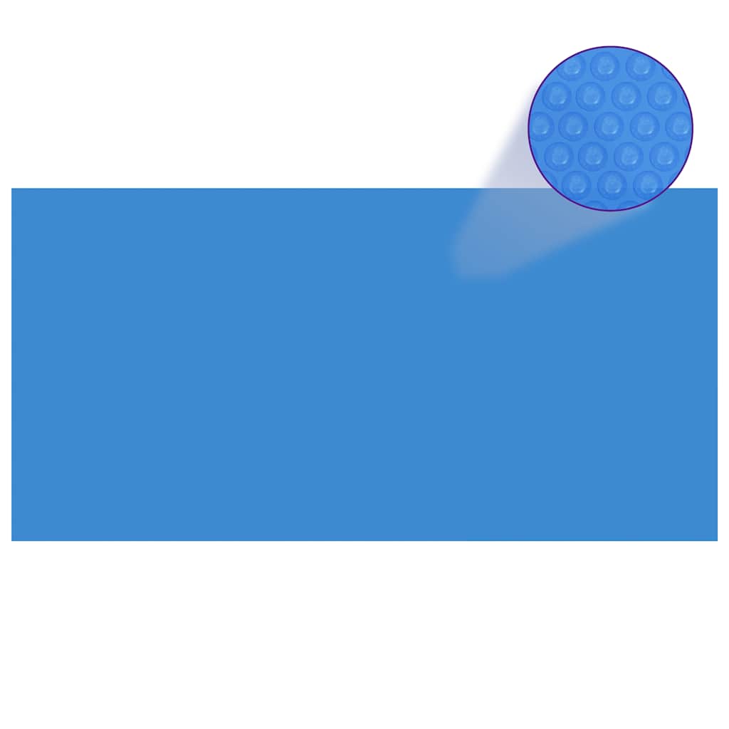 Rechteckige Pool-Abdeckung Pe Blau