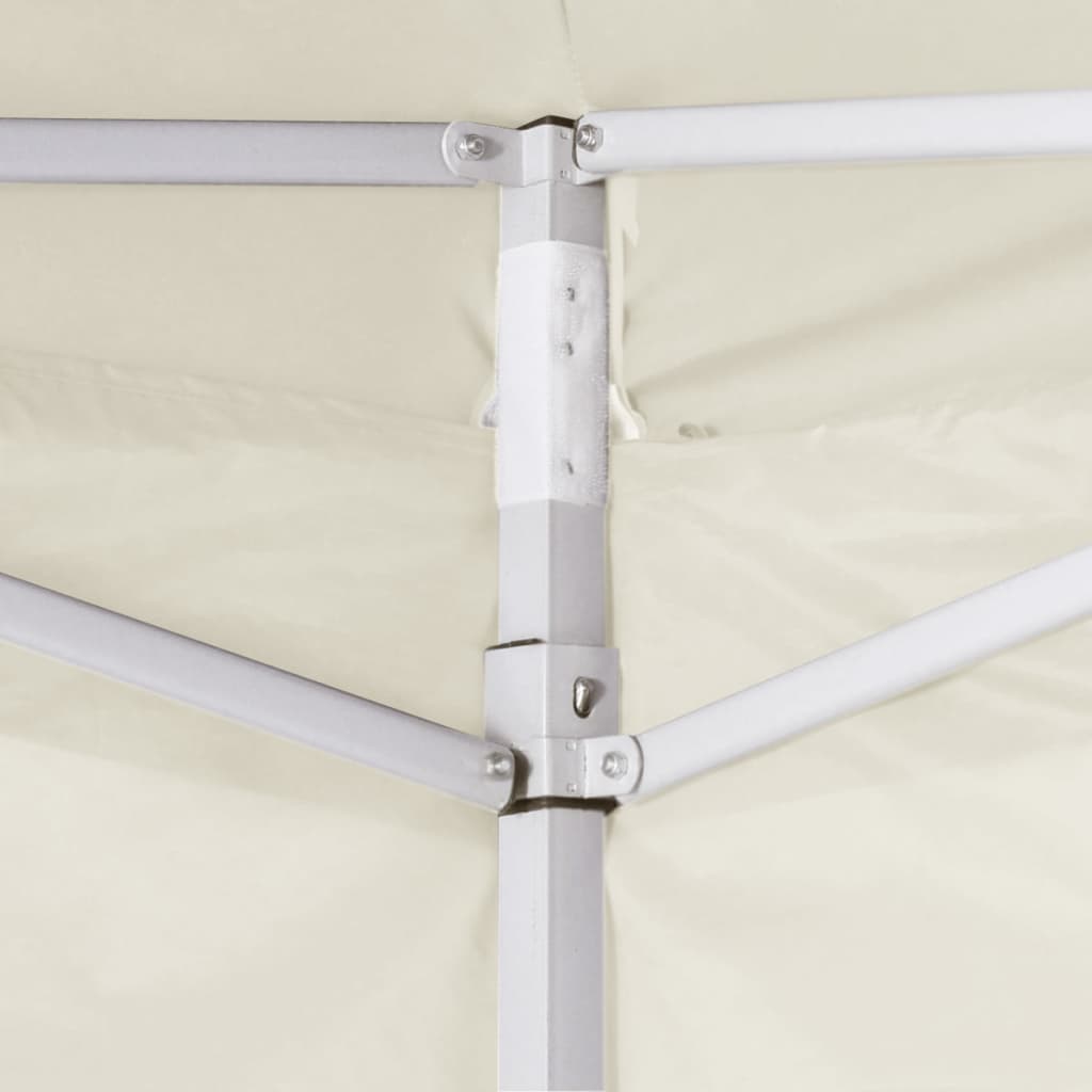 Faltzelt Mit 4 Wänden 3 X 3 M Weiß Creme