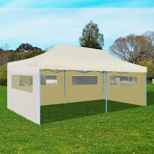 Pop-Up-Partyzelt Faltbar 3×6 M Creme