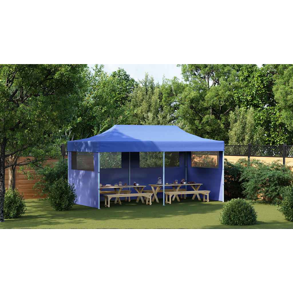 Pop-Up-Partyzelt Faltbar 3×6 M Blau