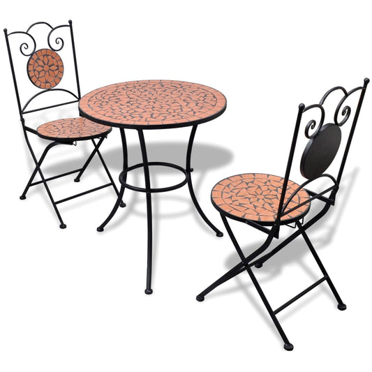 3-Tlg. Bistro-Set Keramik