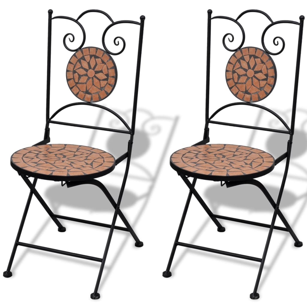 3-Tlg. Bistro-Set Keramik