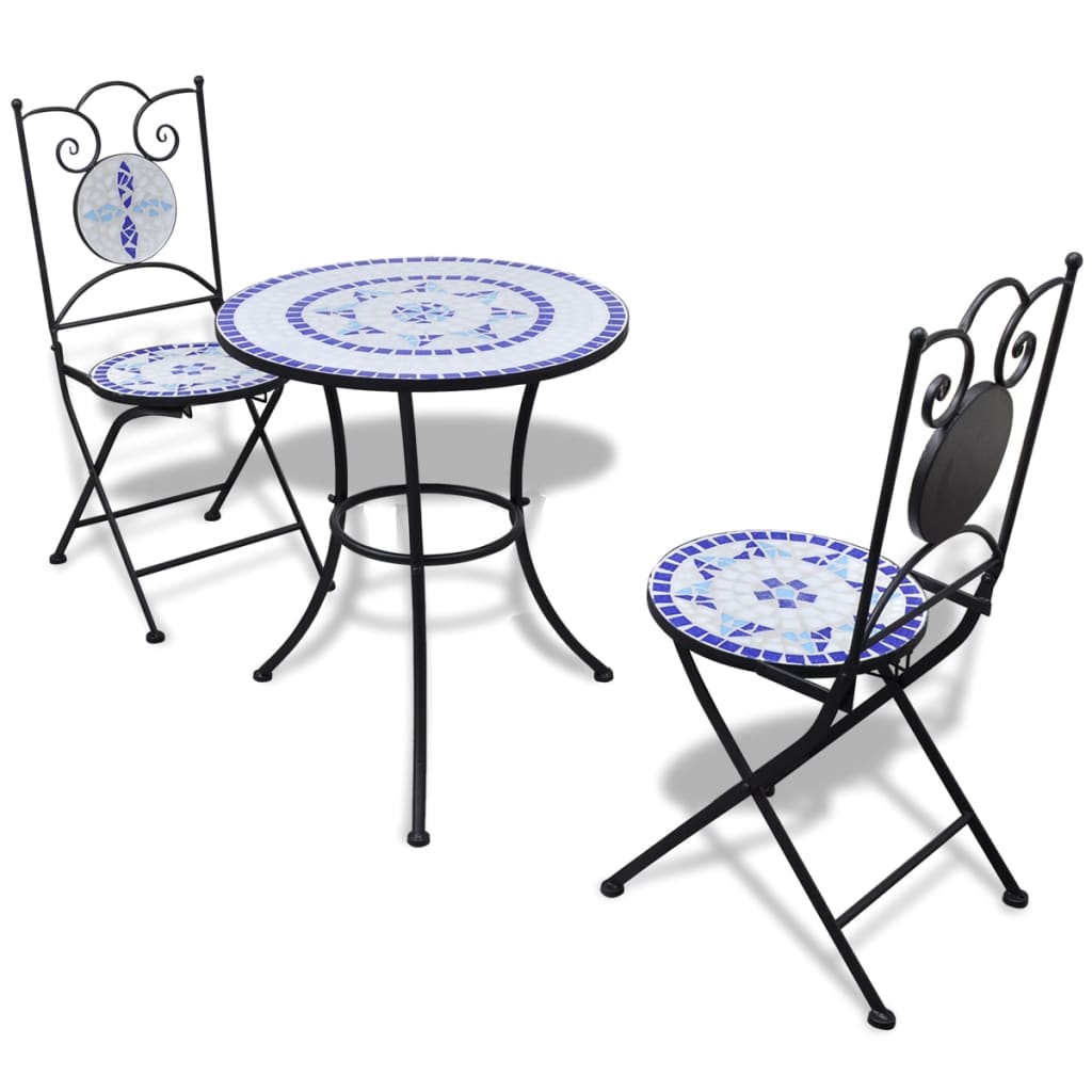 3-Tlg. Bistro-Set Keramik