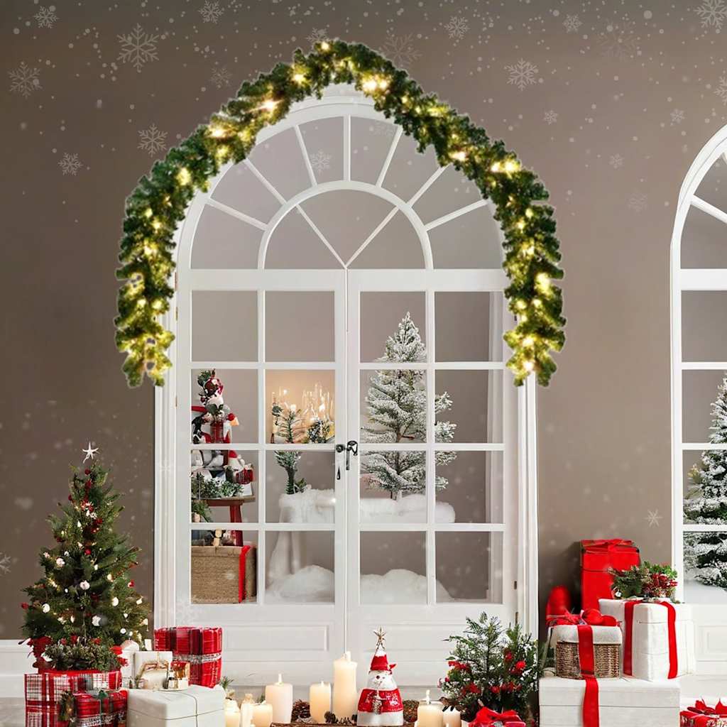 Weihnachtsgirlande Mit Led-Leuchten