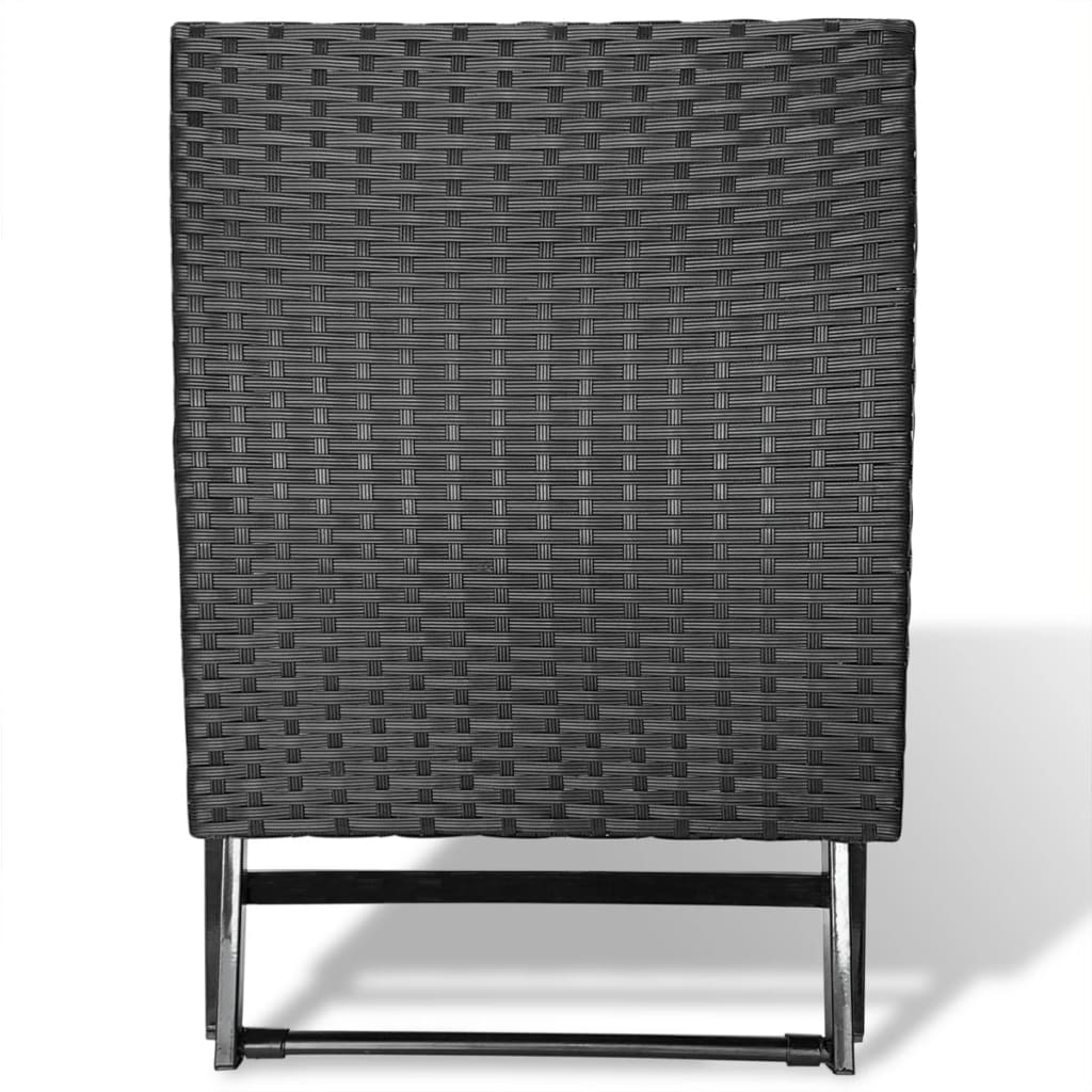 Klapphocker Poly Rattan