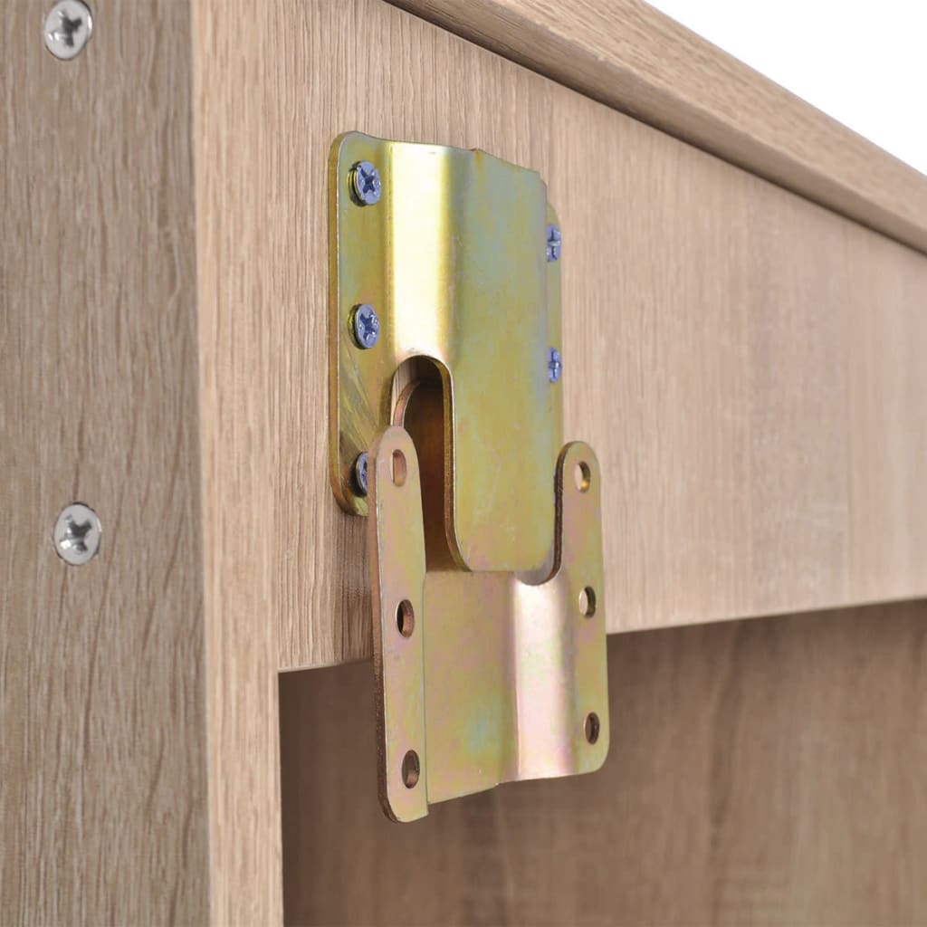 3-Tlg. Badmöbel-Set Mit Waschbecken Beige