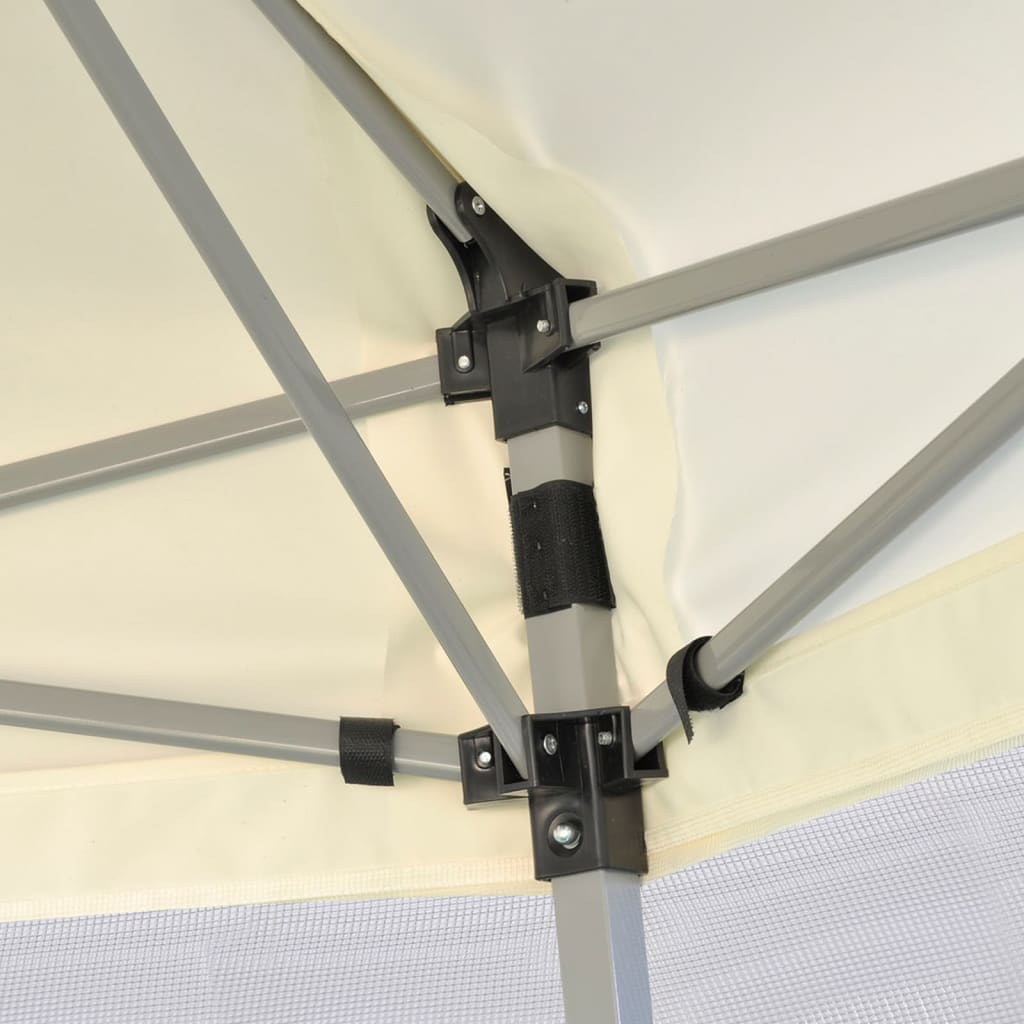 Hexagonal Pop-Up Zelt Mit 6 Seitenwänden Weiß 3,6X3,1 M