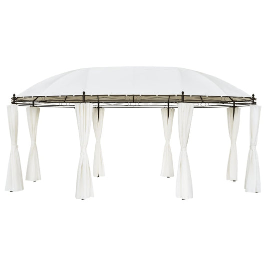 Gartenpavillon Creme 530X350X265 Cm