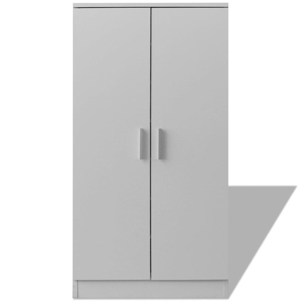 Schuhschrank Mit 7 Fächern Weiß