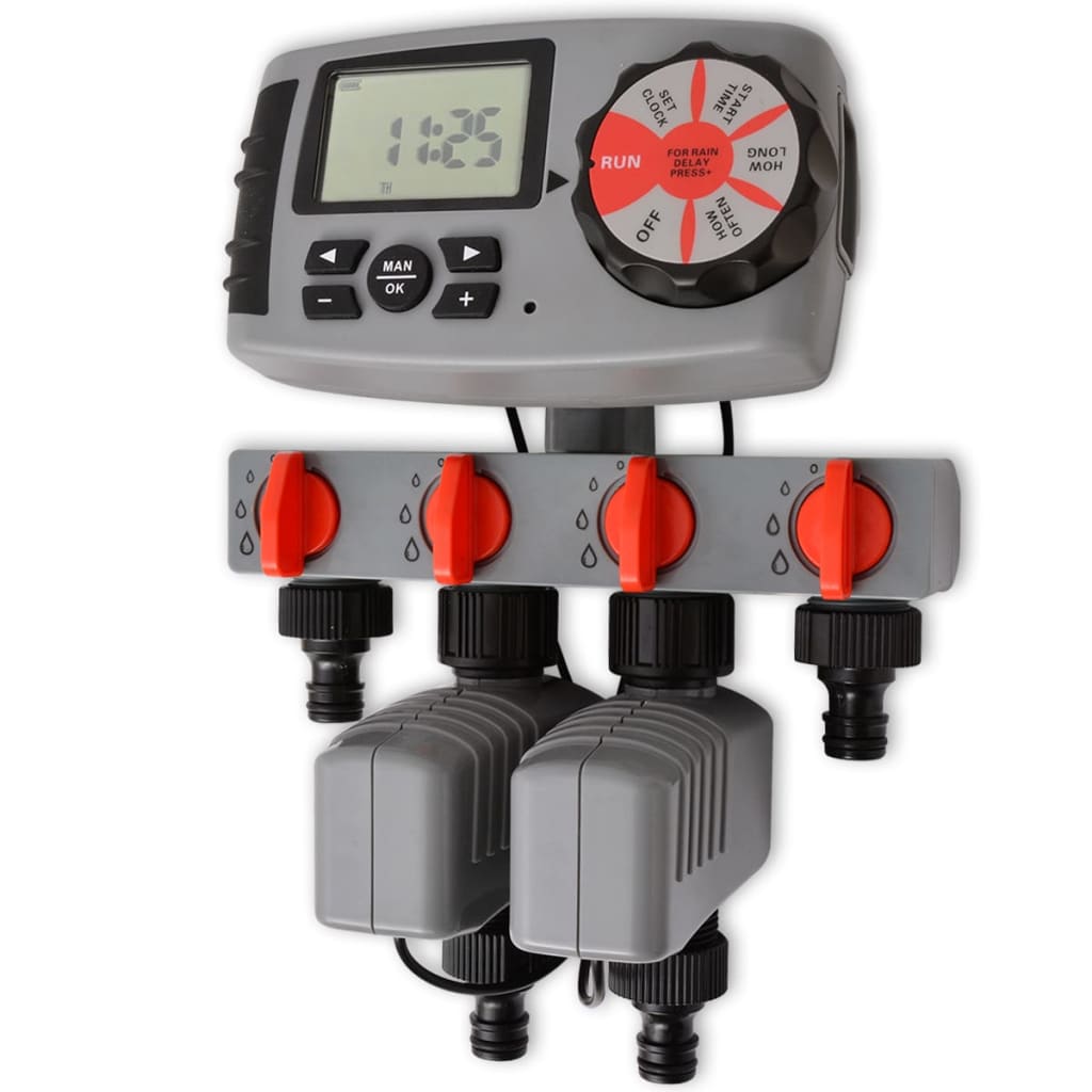 Automatischer Bewässerungs-Timer Mit 4 Stationen 3 V