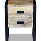 Beistelltisch Mit 2 Schubladen Mango Holz 43X33X51 Cm