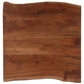 Couchtisch Mit Naturkanten 60X60X40 Cm Massivholz Akazie