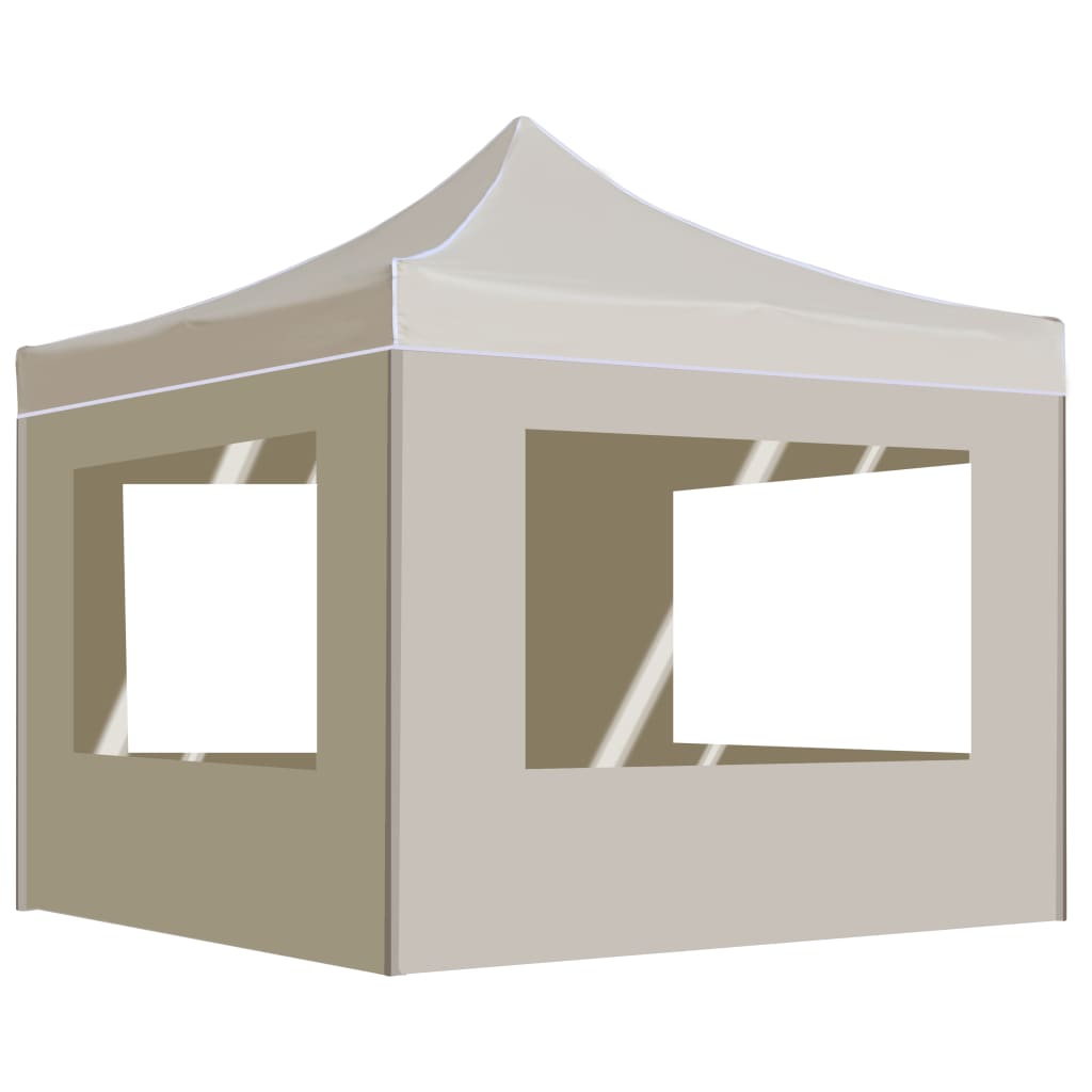 Profi-Partyzelt Faltbar Mit Wänden Aluminium 4,5×3M