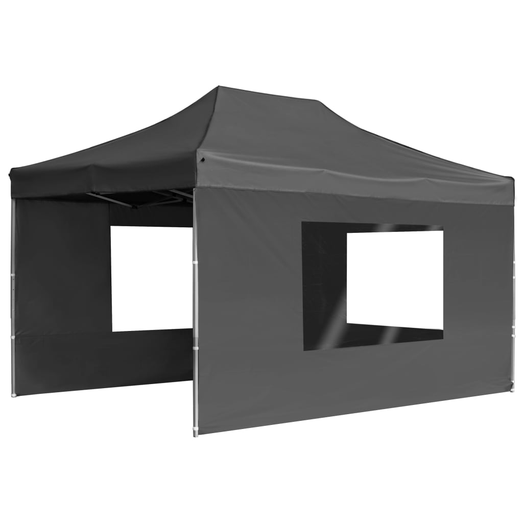Profi-Partyzelt Faltbar Mit Wänden Aluminium 4,5×3M