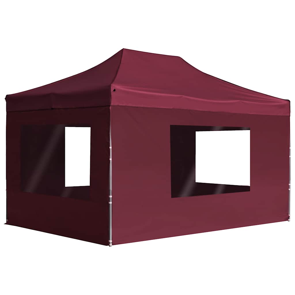 Profi-Partyzelt Faltbar Mit Wänden Aluminium 4,5×3M