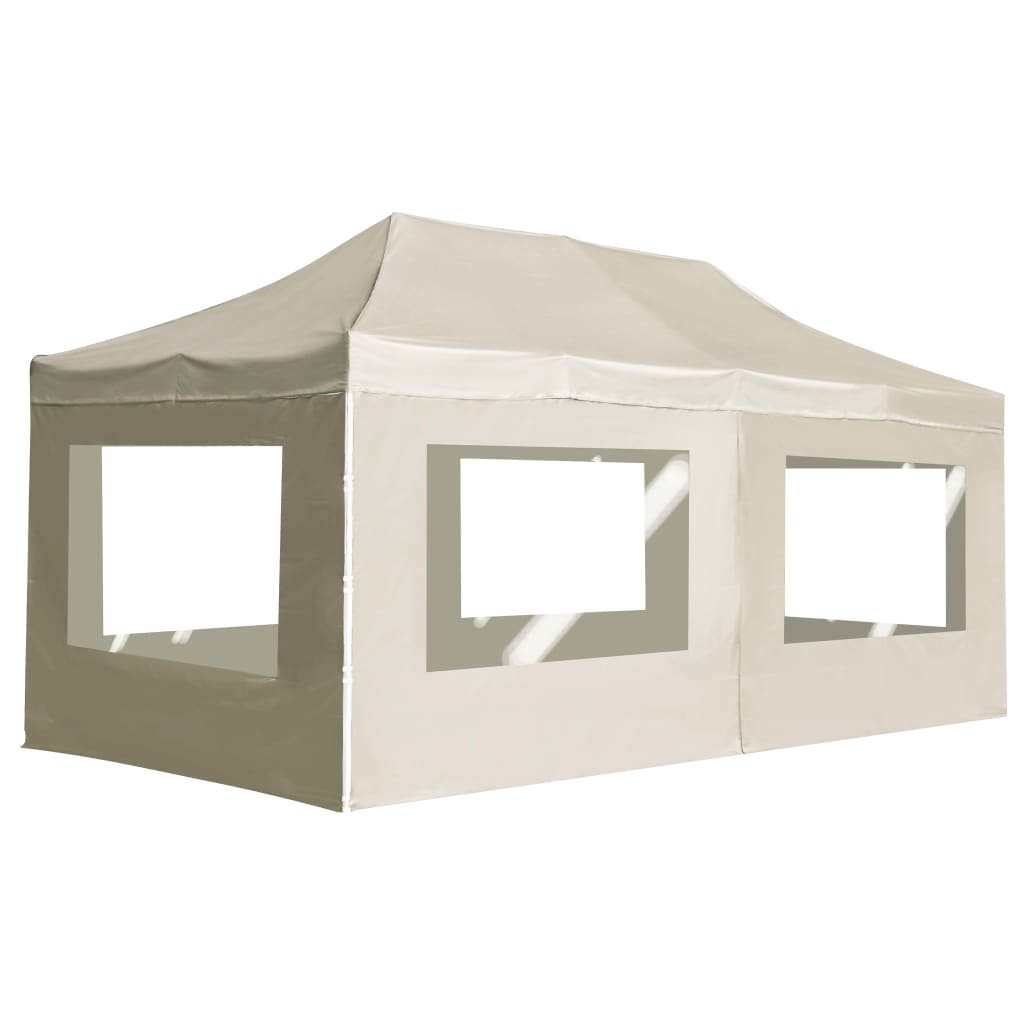 Profi-Partyzelt Faltbar Mit Wänden Aluminium 4,5×3M