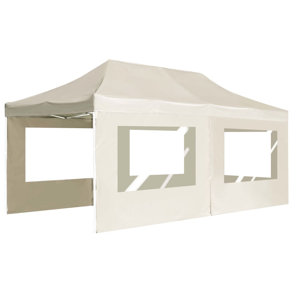 Profi-Partyzelt Faltbar Mit Wänden Aluminium 6×3M