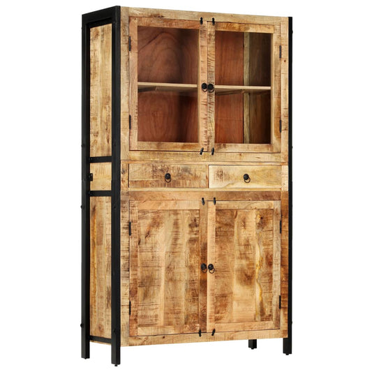 Highboard 100X40X175 Cm Massivholz Mango