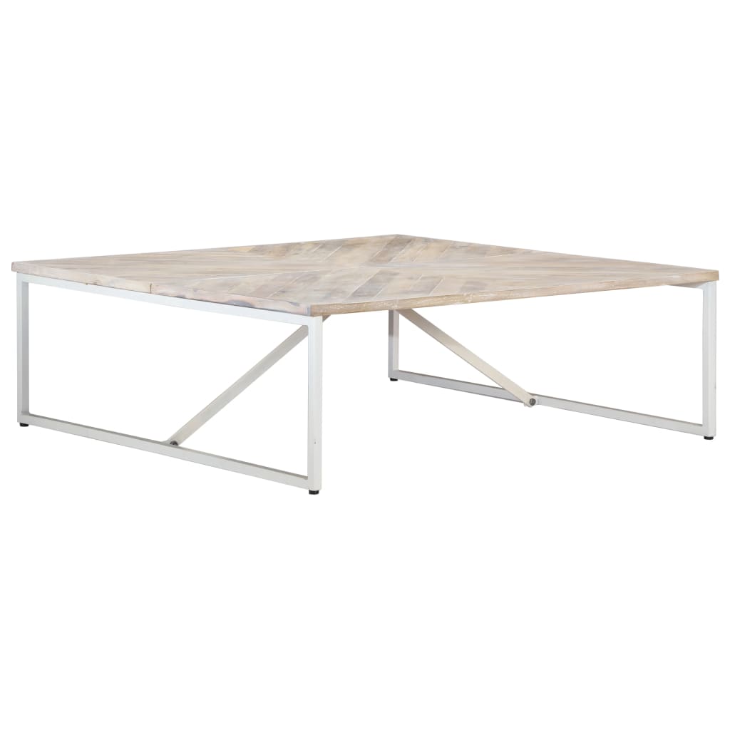 Couchtisch 110X110X36 Cm Massivholz Mango