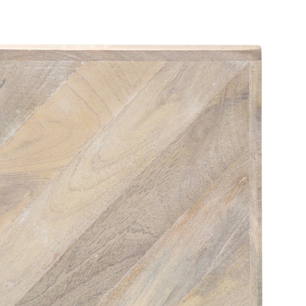 Couchtisch 110X110X36 Cm Massivholz Mango