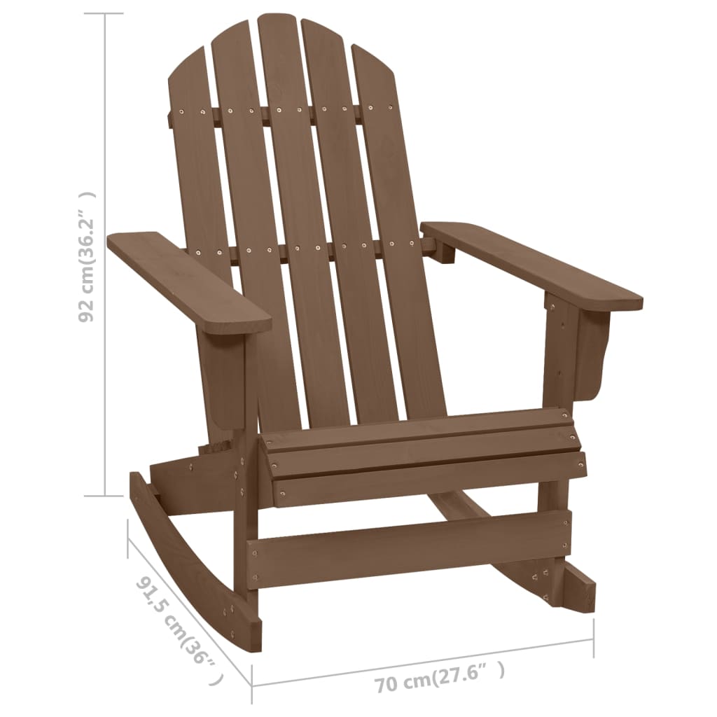Garten-Schaukelstuhl Holz