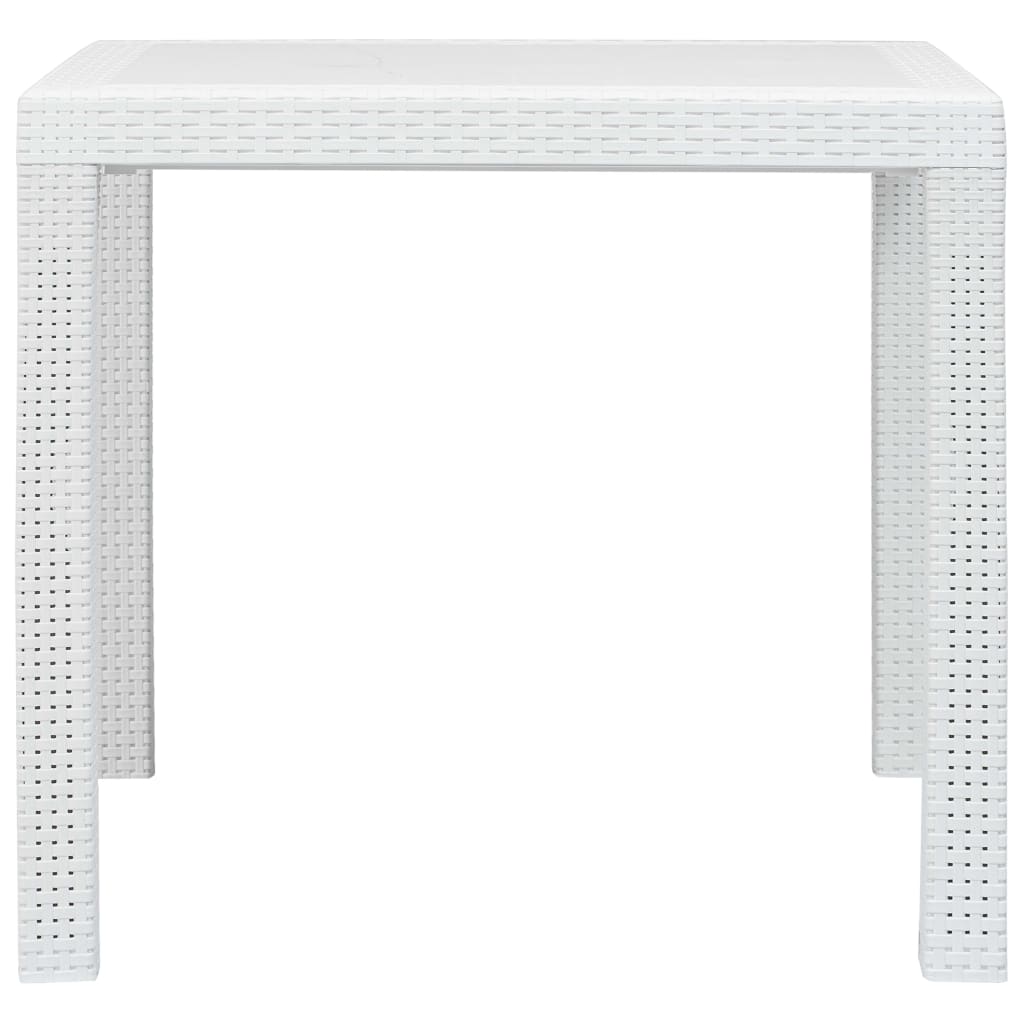 3-Tlg. Bistro-Set Kunststoff Rattan-Optik