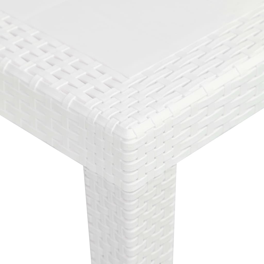 3-Tlg. Bistro-Set Kunststoff Rattan-Optik