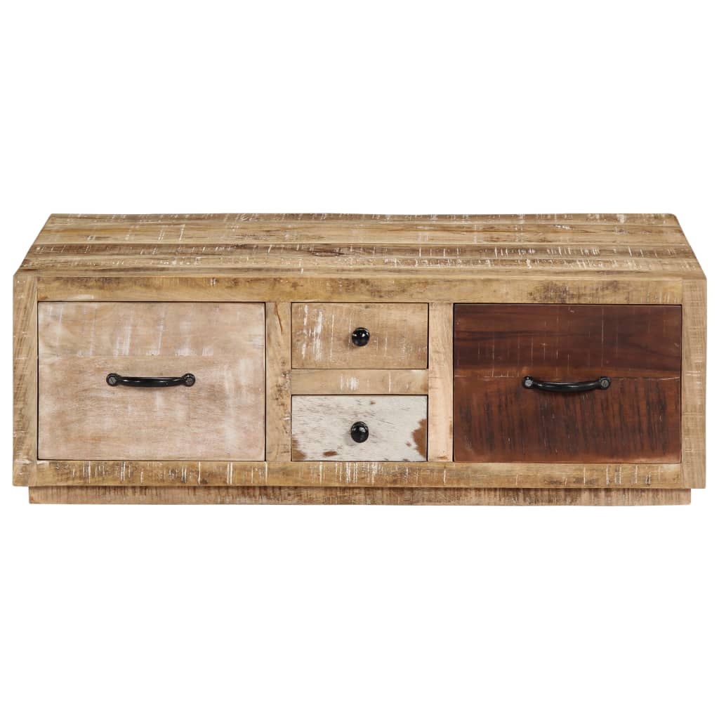 Couchtisch 90X60X30 Cm Massivholz Mango