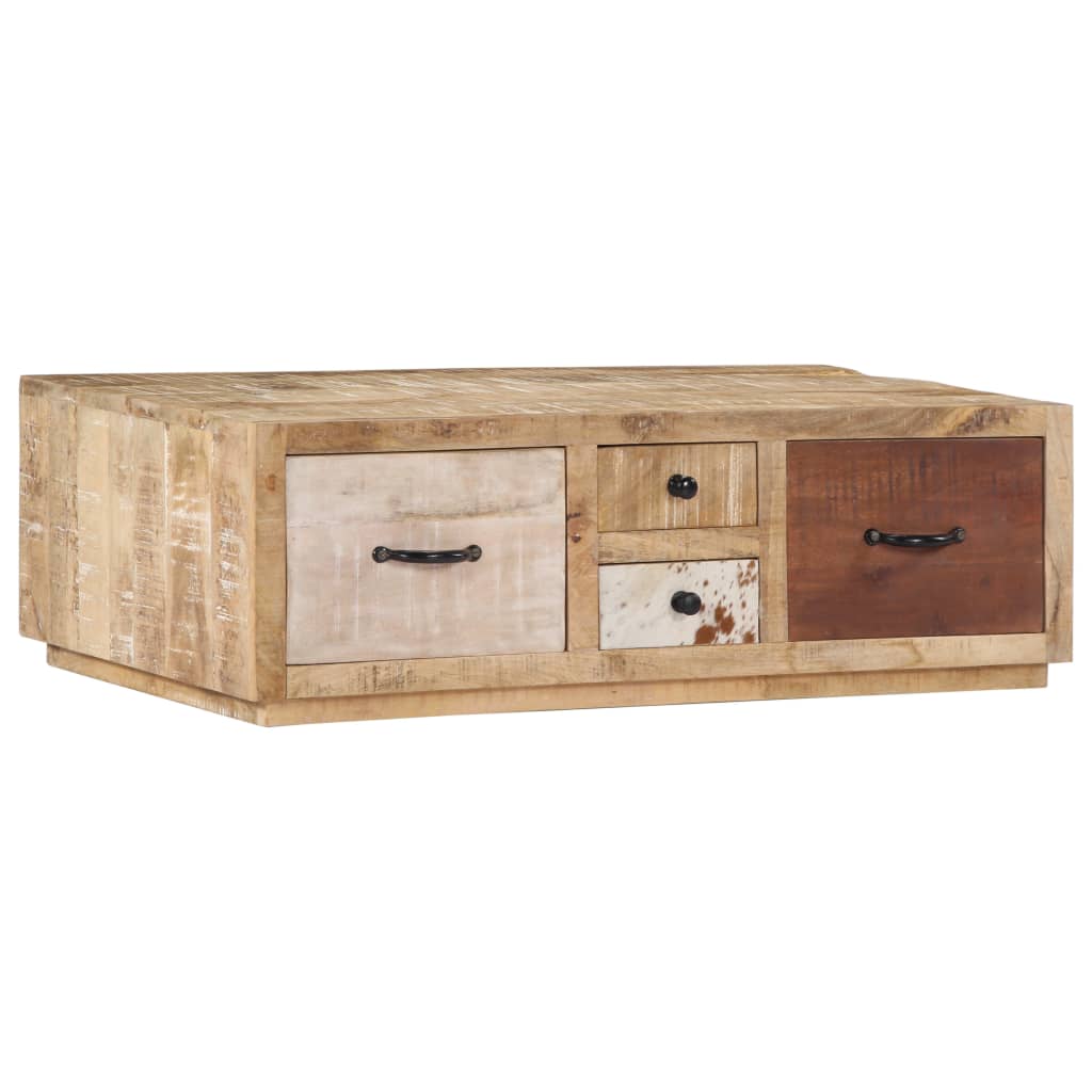 Couchtisch 90X60X30 Cm Massivholz Mango