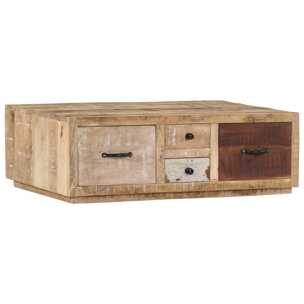 Couchtisch 90X60X30 Cm Massivholz Mango