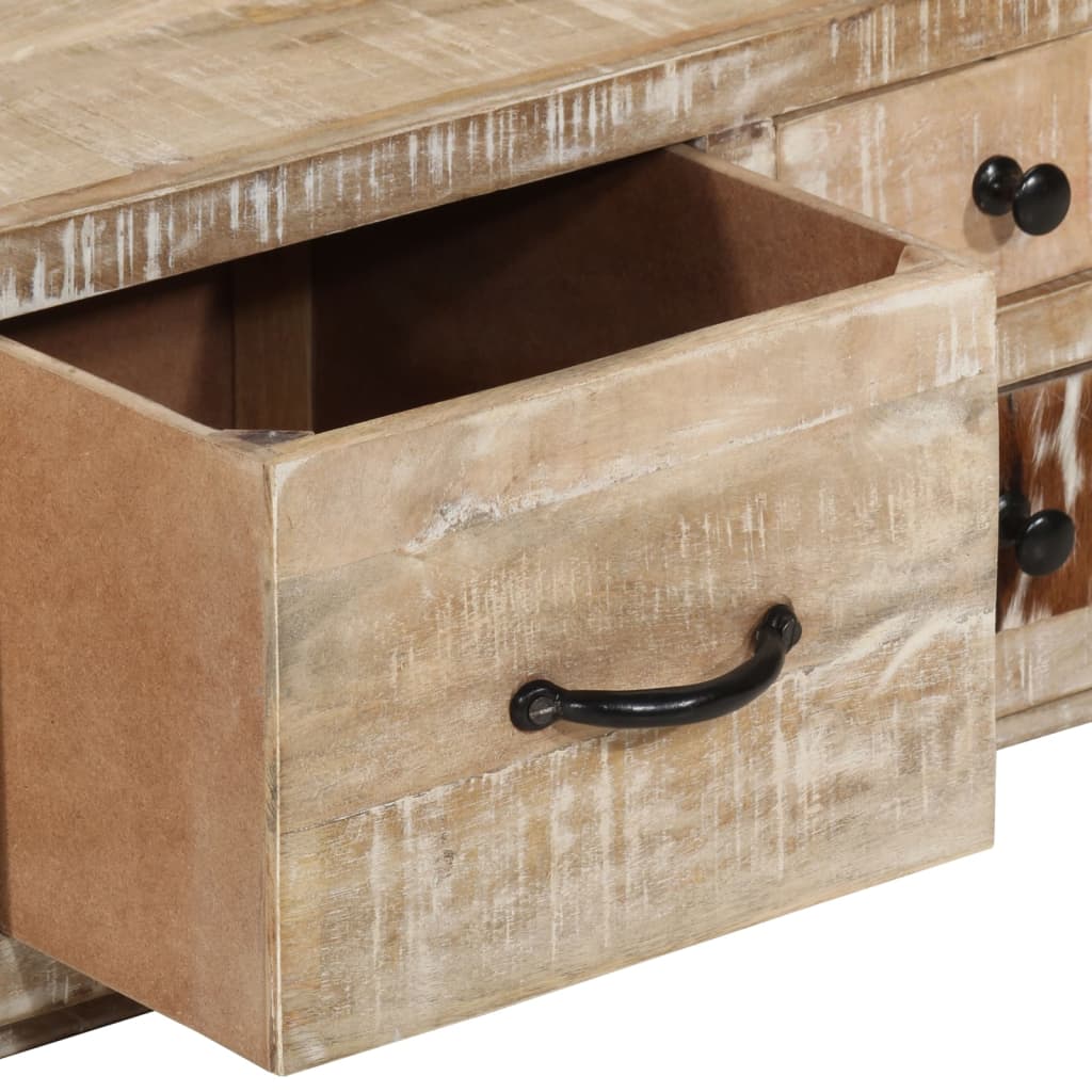 Couchtisch 90X60X30 Cm Massivholz Mango