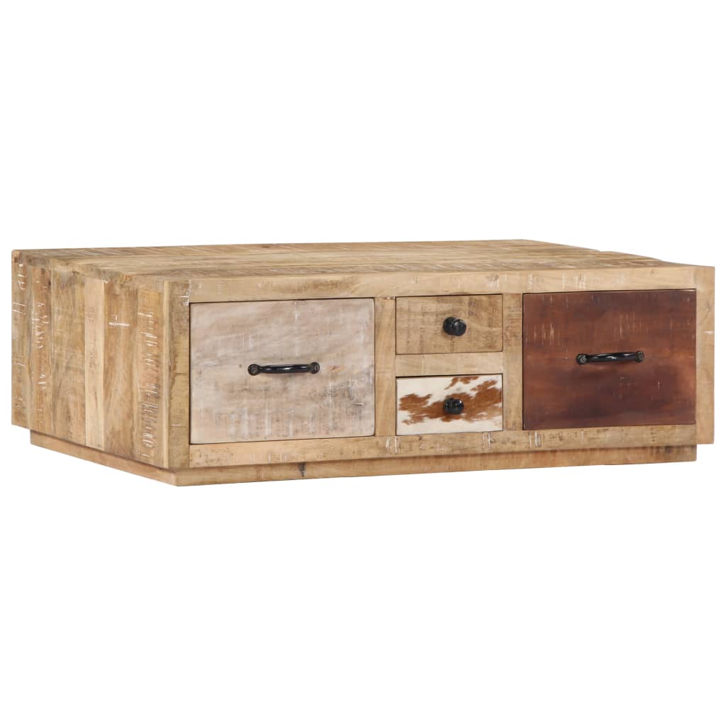 Couchtisch 90X60X30 Cm Massivholz Mango