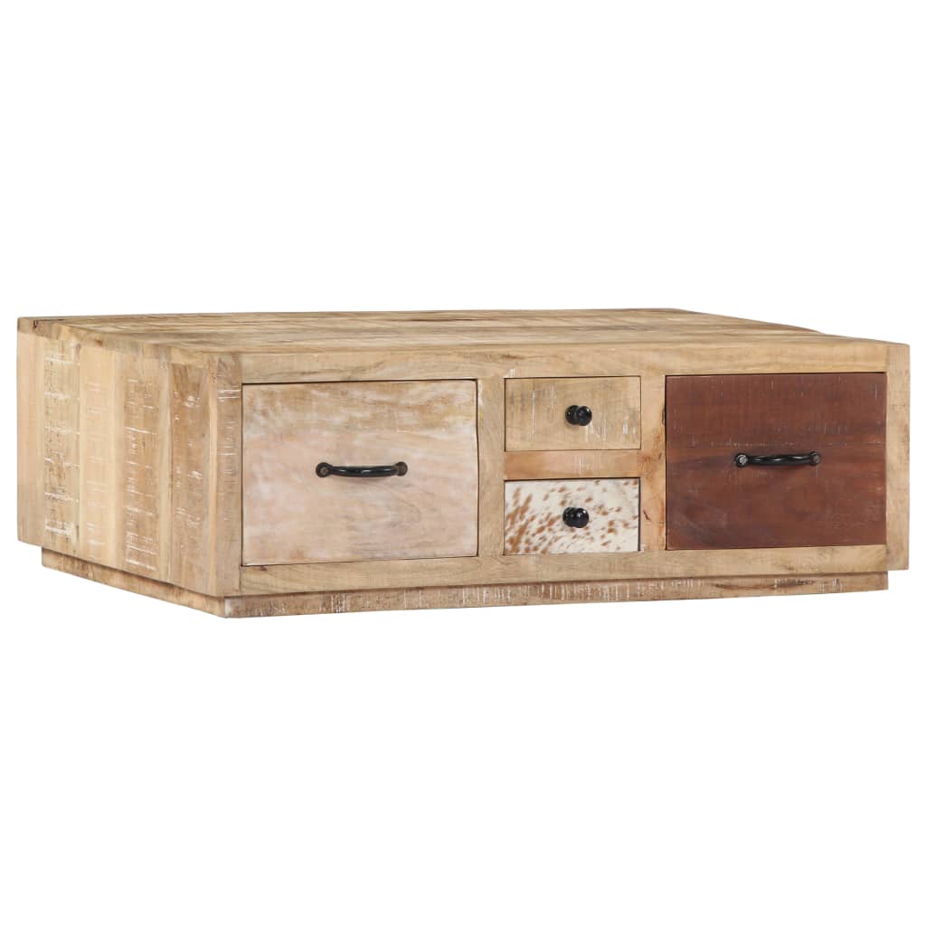 Couchtisch 90X60X30 Cm Massivholz Mango