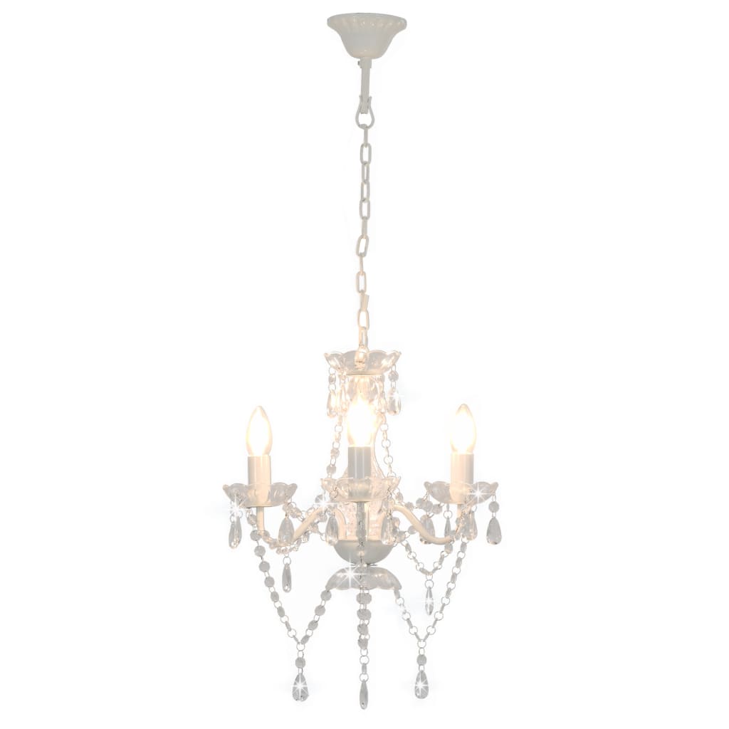 Kronleuchter Mit Perlen Rund 3×E14