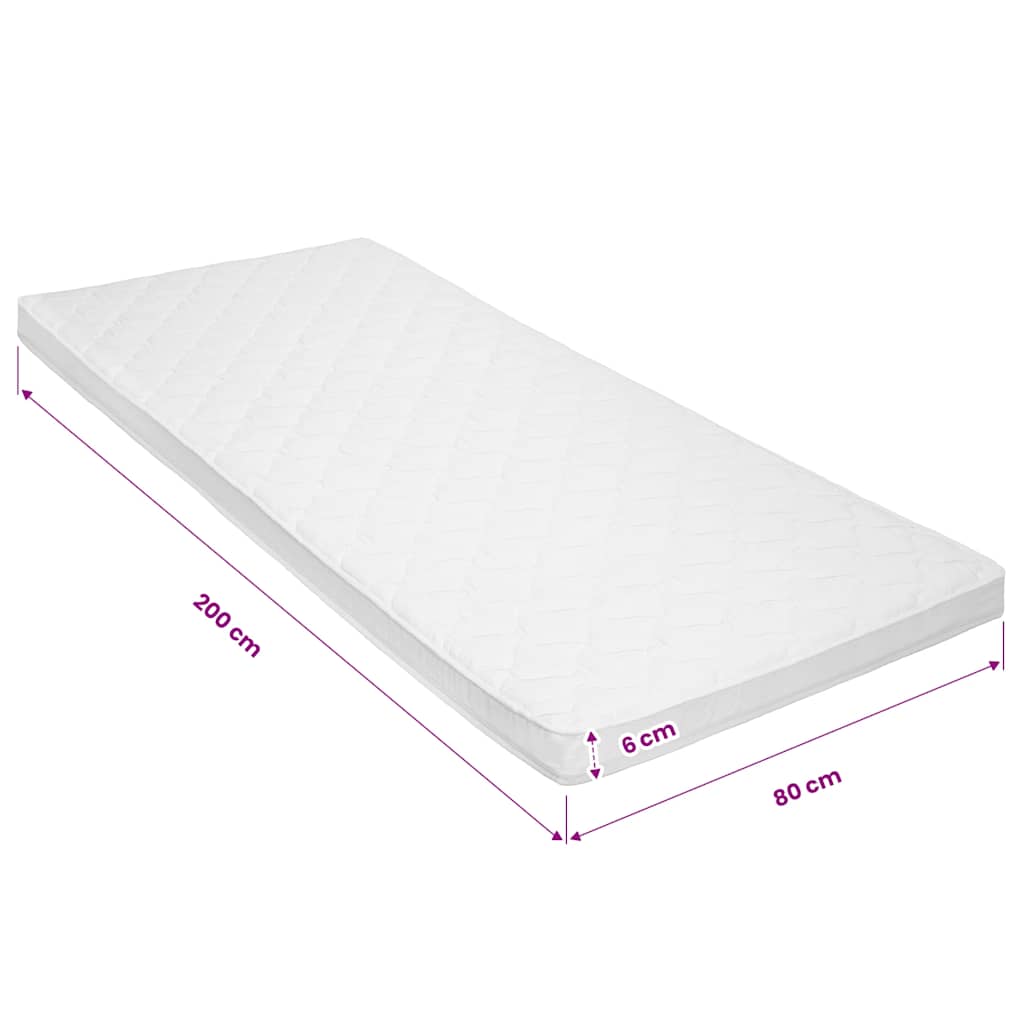 Matratzenauflage Kaltschaum Ei-Profil 6 Cm