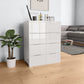 Sideboard Hochglanz- 60X35X80 Cm Holzwerkstoff