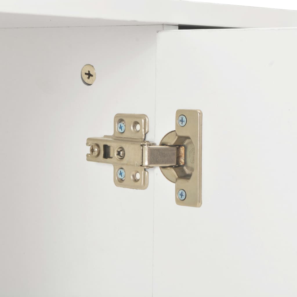 Sideboard Hochglanz- 71X35X80 Cm Holzwerkstoff