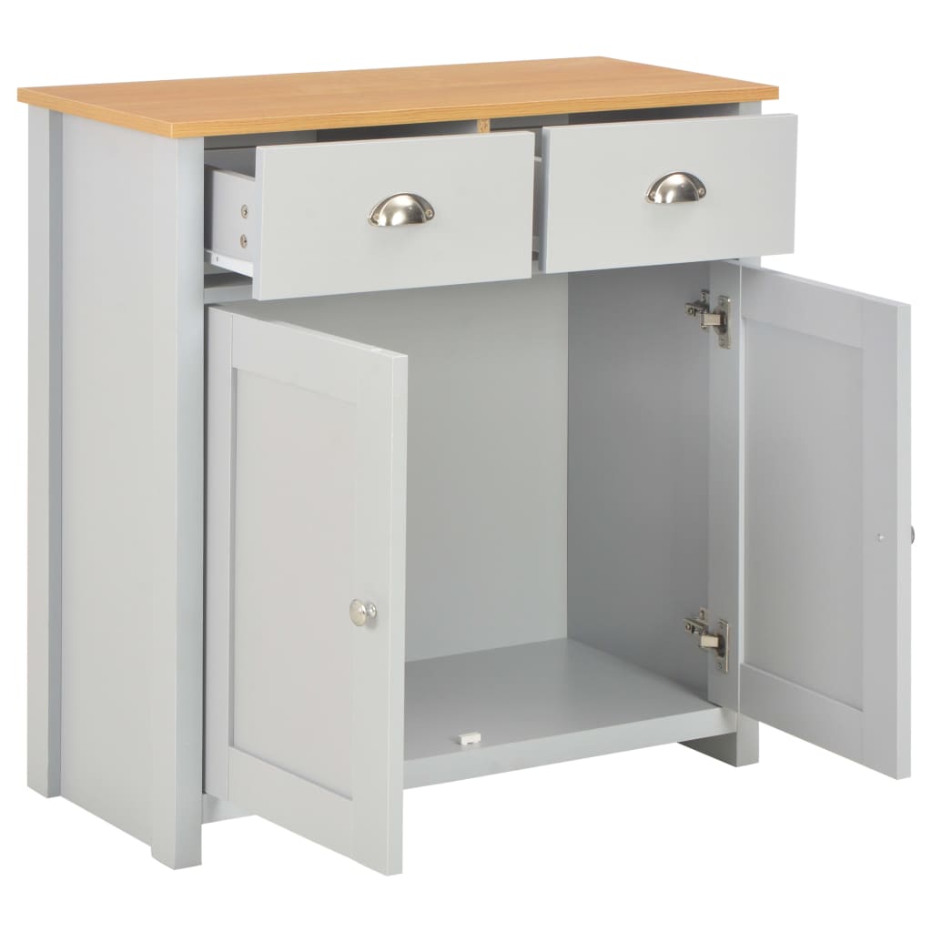 Sideboard Grau  Sideboard Grau 79 X 35 X 81 Cm