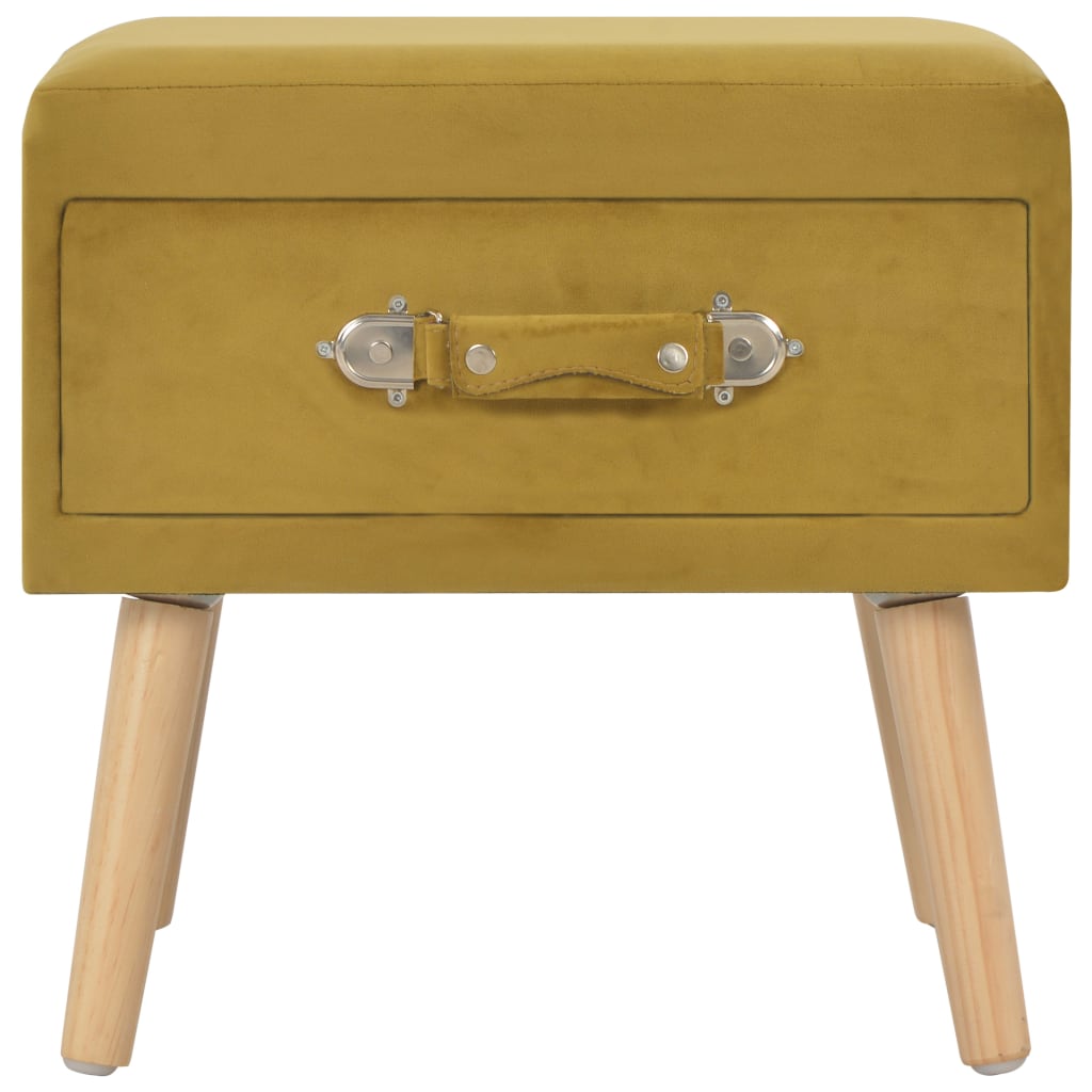 Nachttische 2 Stk. 40 X 35 X 40 Cm Samt