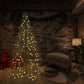 Weihnachtsbaum In Kegelform 240 Leds Indoor Outdoor 118X180 Cm