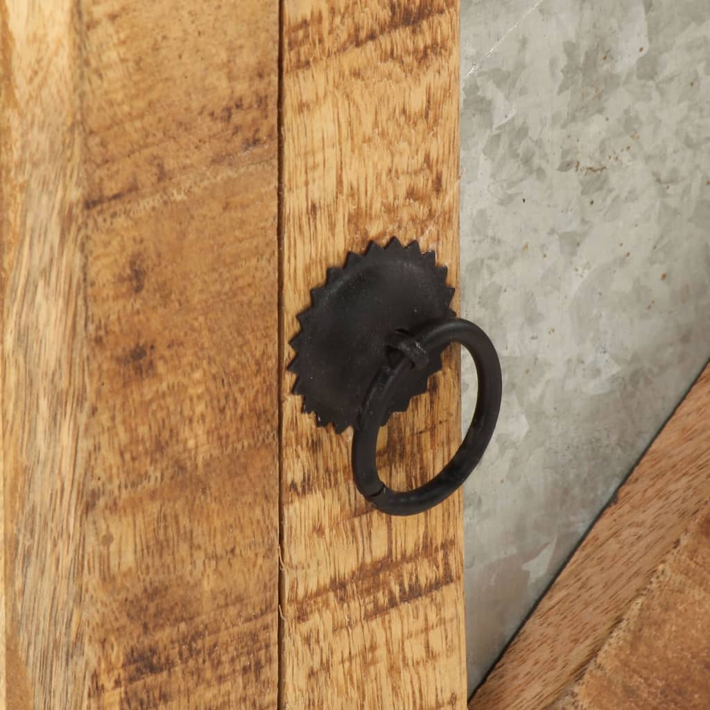 Nachttisch 40 X 30 X 50 Cm Mangoholz Massiv