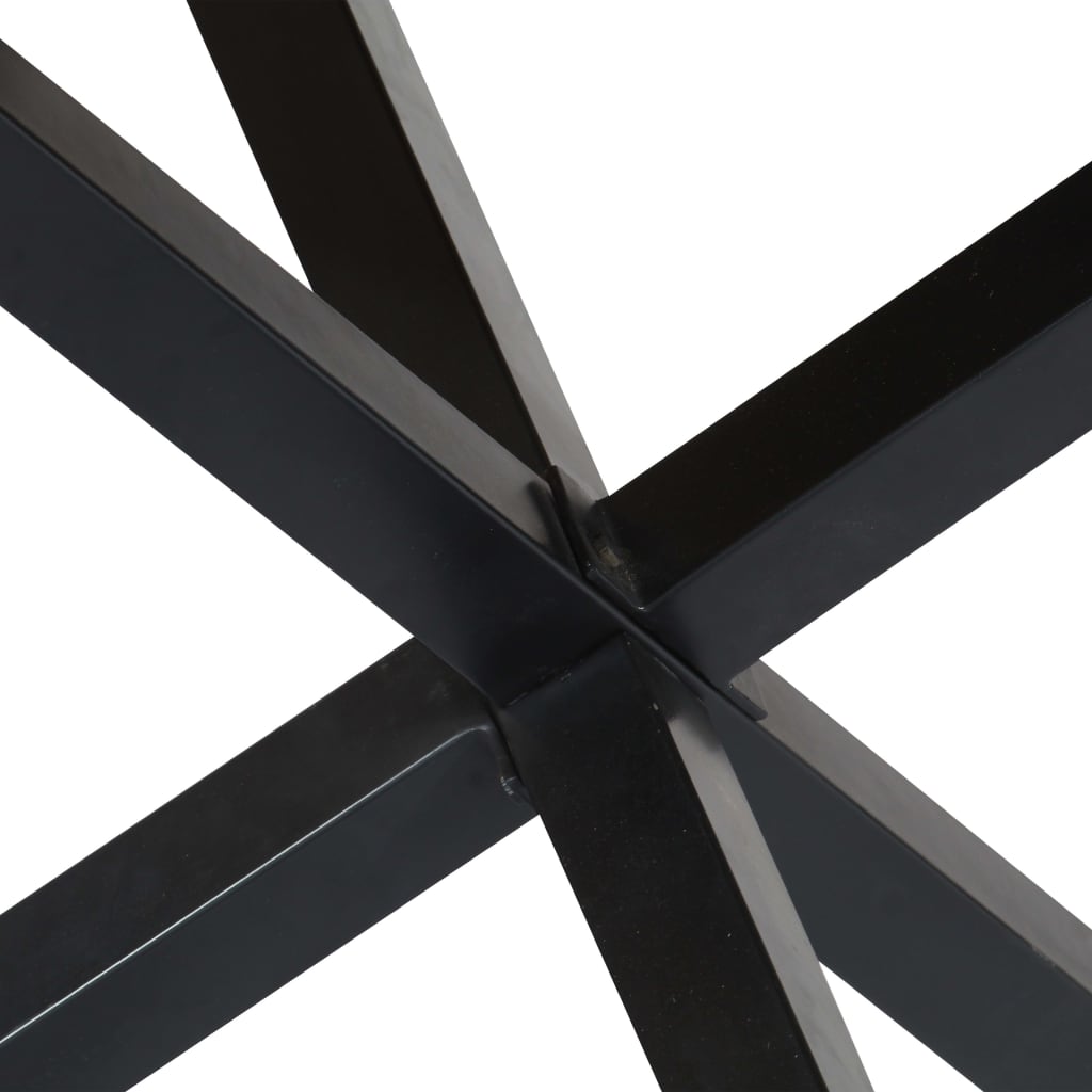 Esstisch Rund 120×76 Cm Mango Massivholz