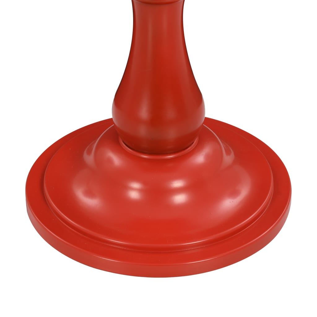 Weihnachts-Stehleuchte Mit Weihnachtsmann 64 Cm Led Schwarz Und Rot