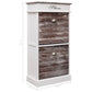 Schuhschrank 50 X 28 X 98 Cm Paulownia Holz Braun