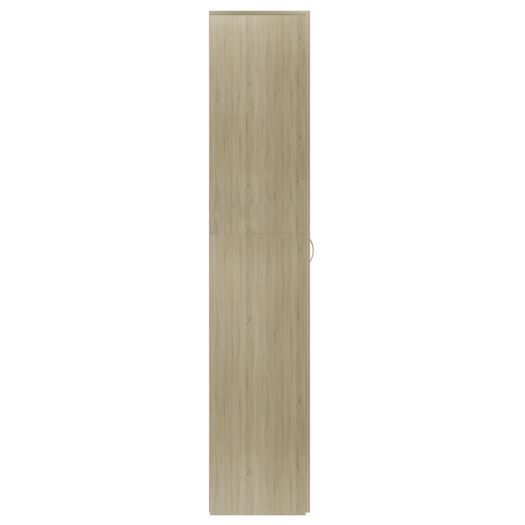 Schuhschrank Sonoma-Eiche 80X35,5X180 Cm Holzwerkstoff Sonoma Eiche
