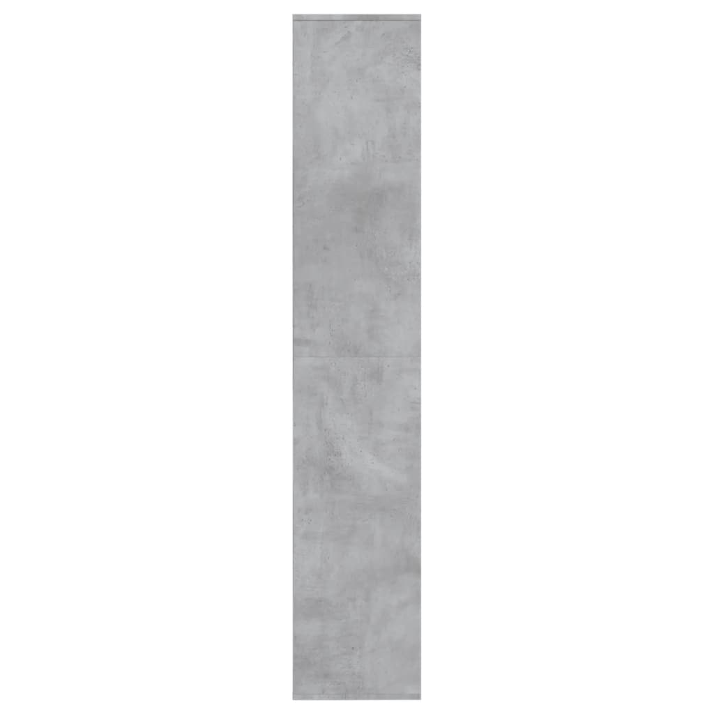 Schuhschrank 54X34X183 Cm Holzwerkstoff Betongrau